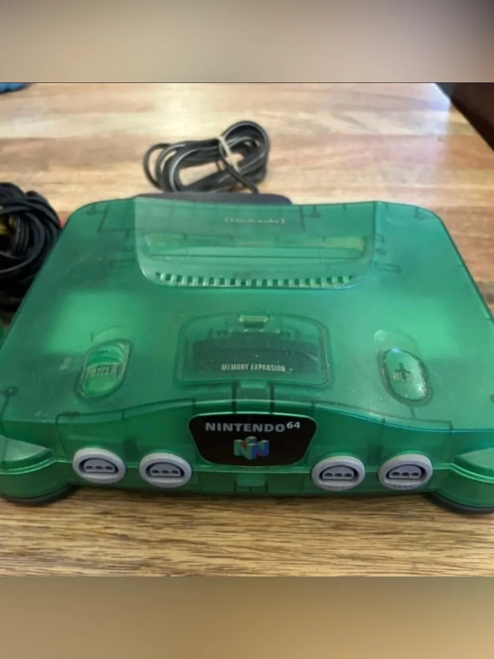 Nintendo 64 Jungle Green Funtastic Console OEM Controller Rare